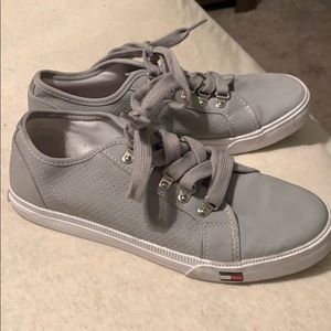 Grey tommy hilfiger sneakers